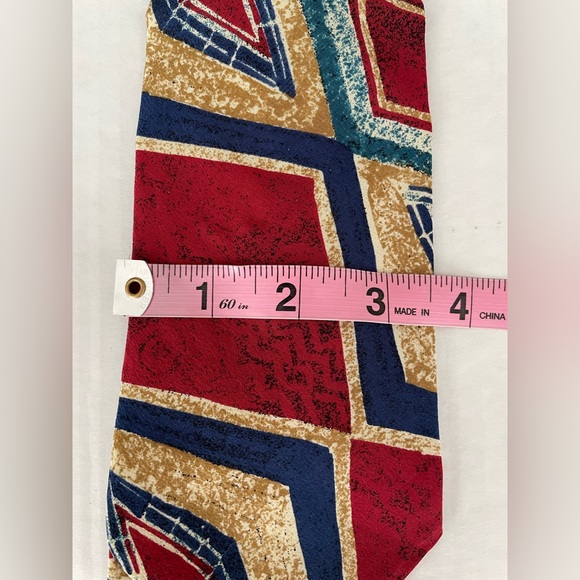 Christian Dior Monsieur Silk Ties Bundle- Multicolor Geometric Designs - Picture 10 of 13